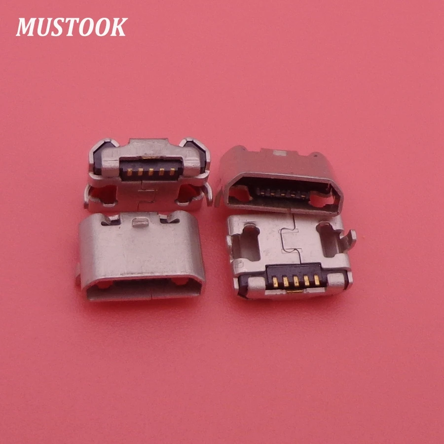 

100x Mobile phone USB Jack Cable socket Small Horn MINI Micro female usb charging port connectors for Gionee GN700T GN700W GN320