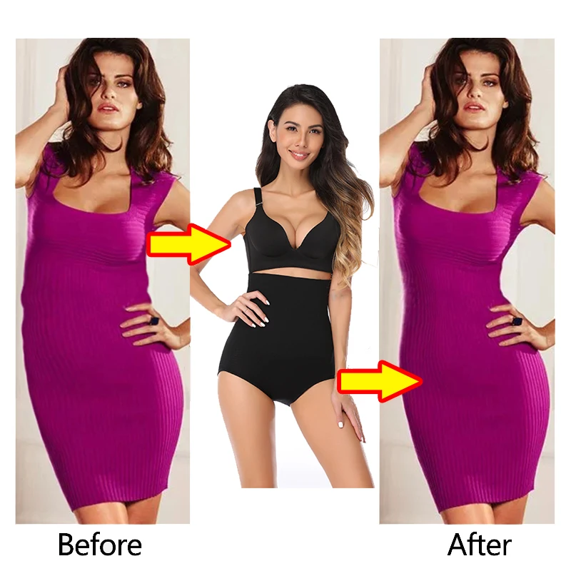 Женское нижнее белье с высокой талией бесшовное | Женская одежда