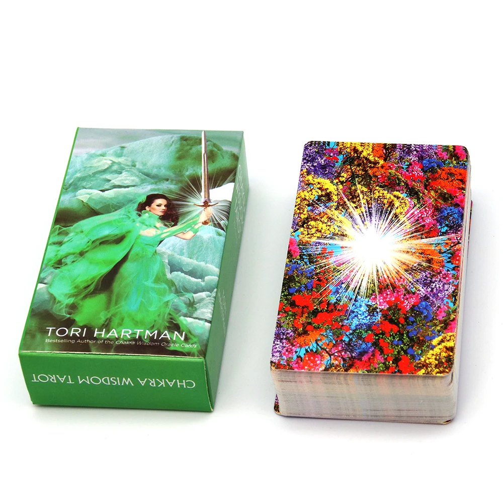 The Chakra Wisdom Tarot 78 открыток инструкции карты колода оккультная книга для гадания