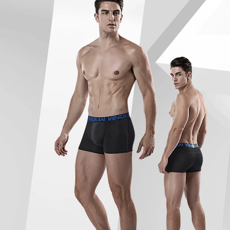 British Large Size Men's Underpants Health 30 Magnet Anion Boxer Shorts Far Infrared Fibre Flat Panties