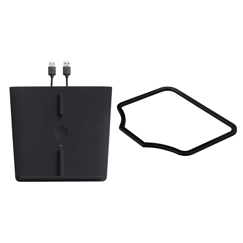 

for Tesla Model 3 Y Center Console Key Key CardHolder Key Card Position Trim & 10W Wireless Charger for Tesla Model 3