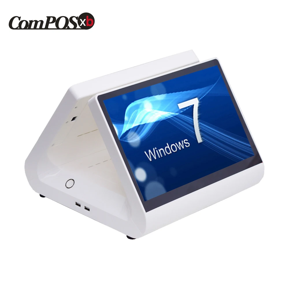 Windows POS системы емкостный сенсорный терминал 12 дюймов точка продажи EPOS все в одном