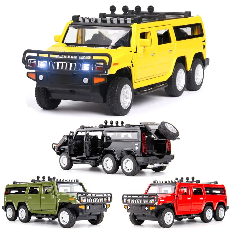 1:32 Hummer Модель автомобиля сплав автомобиль литая игрушка модель потяните назад