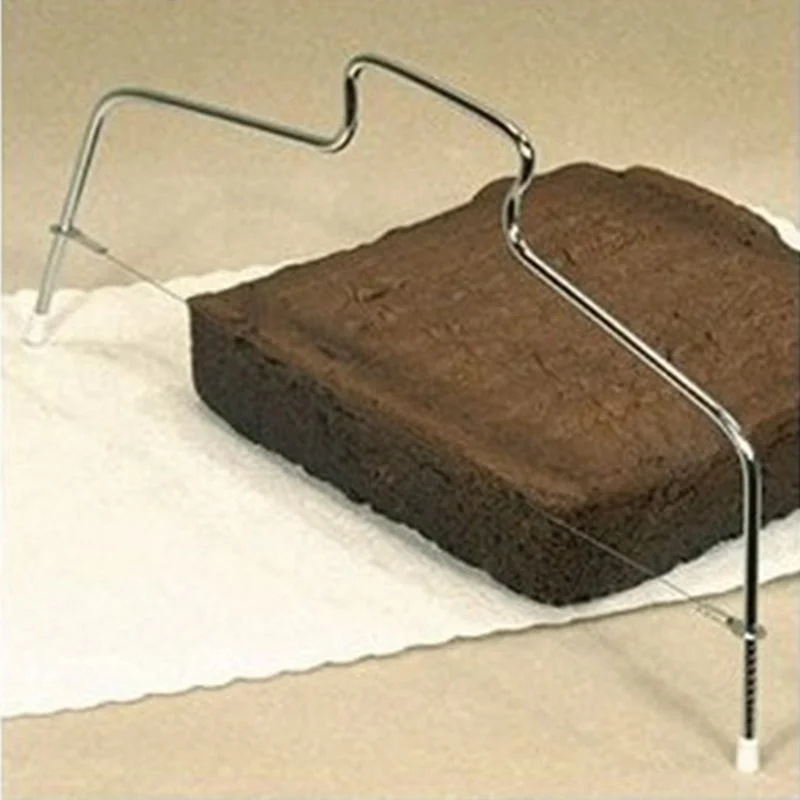

Adjustable Wire Cake Slicer Leveler Pizza Dough Cutter Trimmer Tools