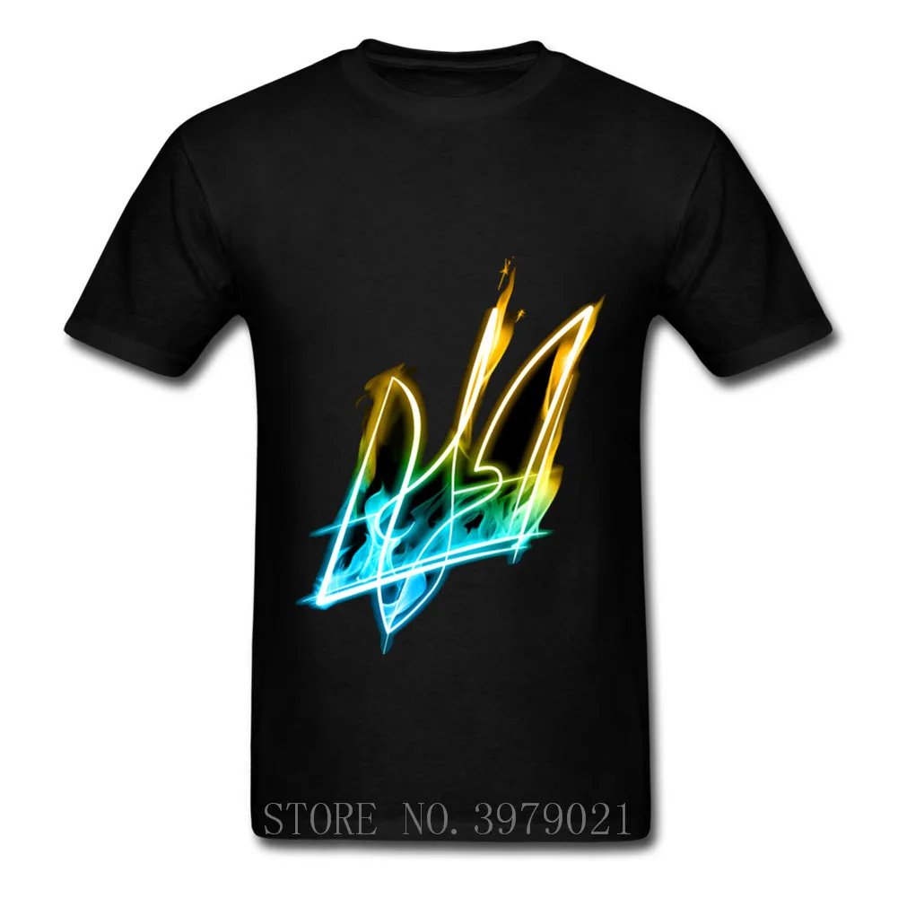 Украинский Национальный флаг 2019 летние футболки для мужчин на каждый день 100%