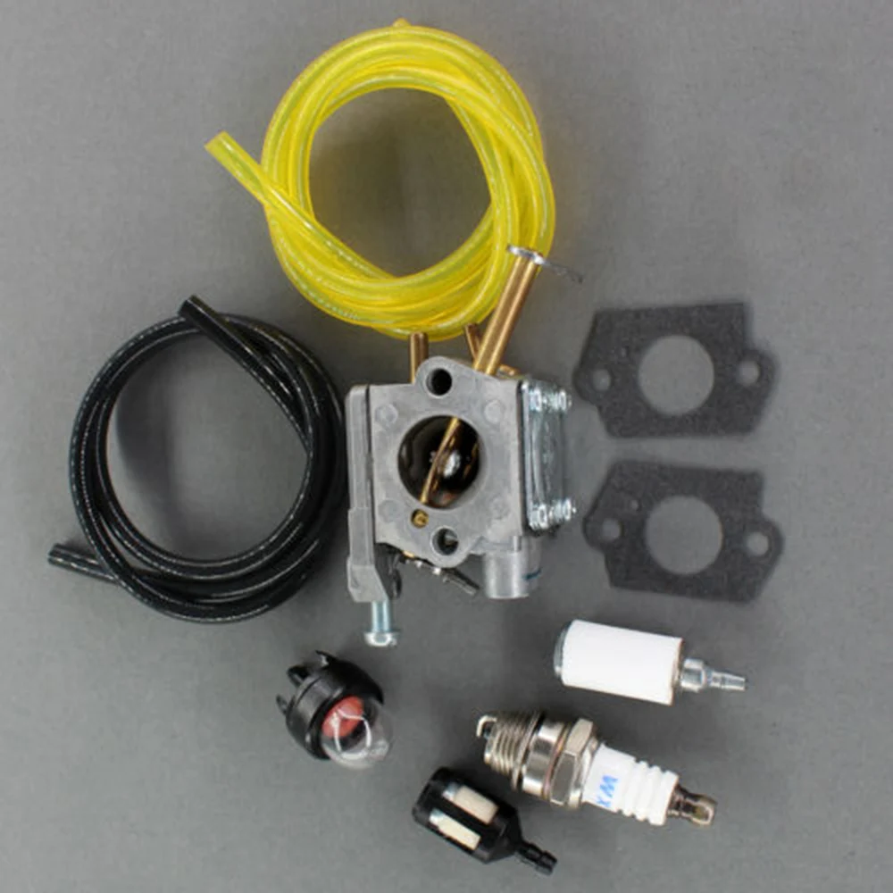 Карбюратор для масляной линии комплект Homelite UT-10781 UT-10926 33 куб. См замена Ryobi RY74003D 33cc