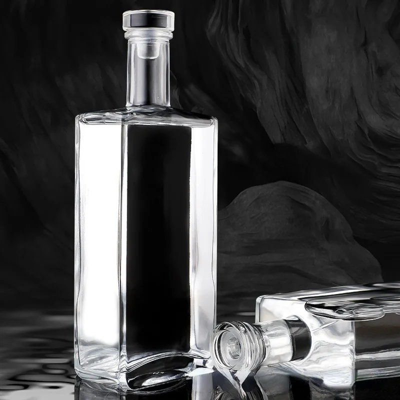 Volle Körper Glas 100-500ml Kreative Hill Wein Flasche Whisky Wodka Willen Shochu Selbst Brewing Versiegelt Flasche flachmann Decanter