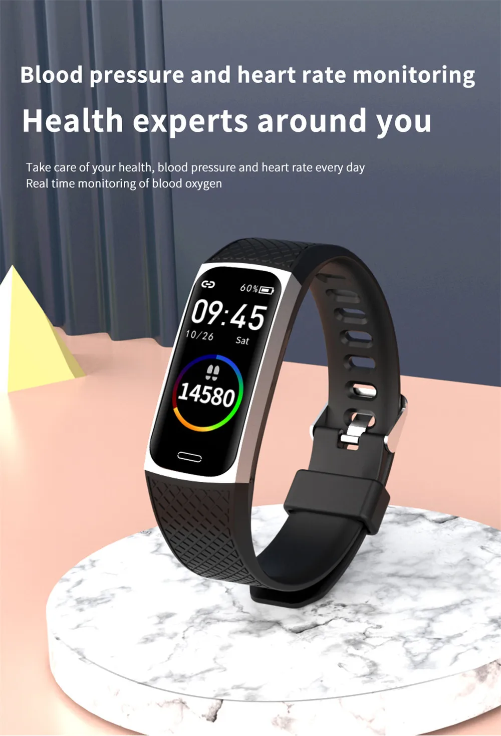 

2020 Smart Bracelet Watch Men Women Blood Pressure Fitness Bracelet Heart Rate Monitor Fitness Tracker Waterproof Smart Band