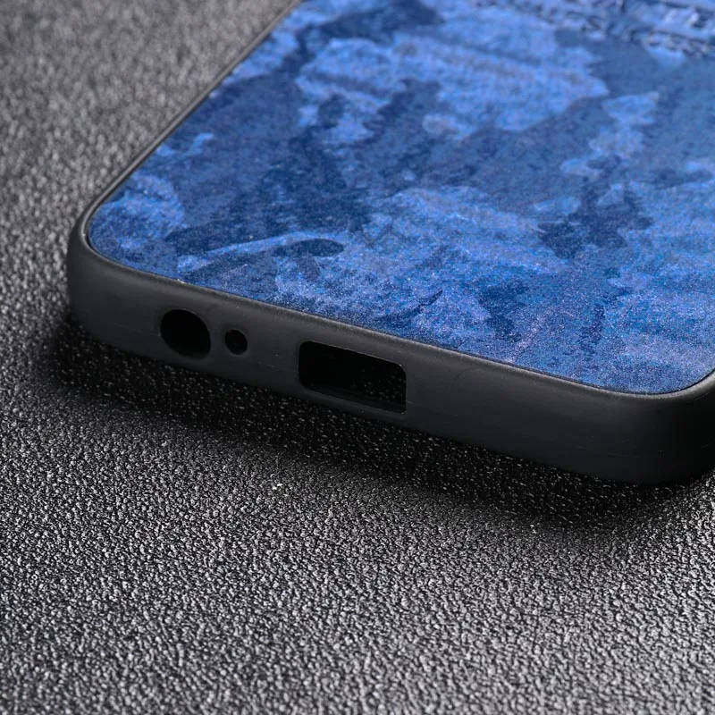 Роскошный Рождественский кожаный чехол с оленем для Samsung Galaxy S8 S9 S10 plus ультра