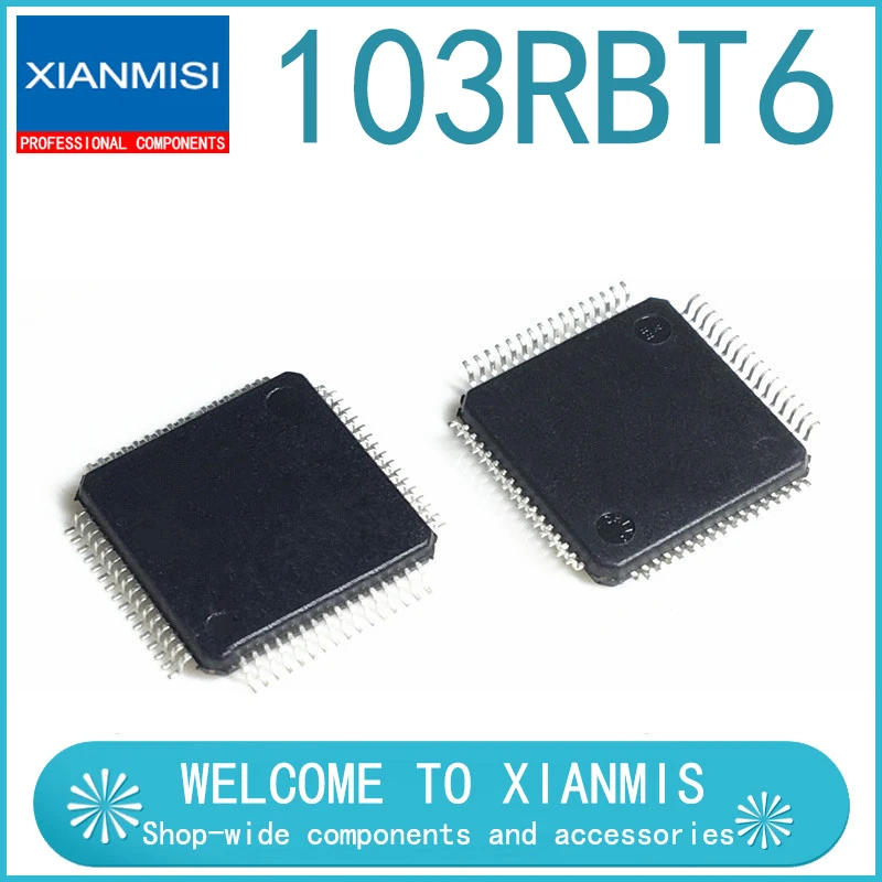 

Микроконтроллер STM32F103RBT6 CORTEX M3 128K, флэш-память LQFP64