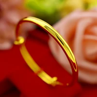 korean fashion bracelet slidable printed womens bangles yellow gold wedding engagement jewelry women statement jewelry gifts