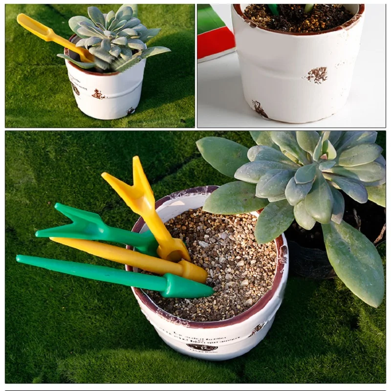 2Pcs/Set High Quality Durable Succulent Kit Plastic Seeds Device Seedlings Dibber Transplanting Planting Gardening Bonsai Tools | Дом и сад