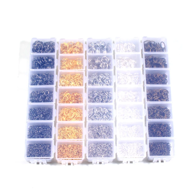 Фурнитура для изготовления ювелирных изделий незамкнутые соединительные кольца