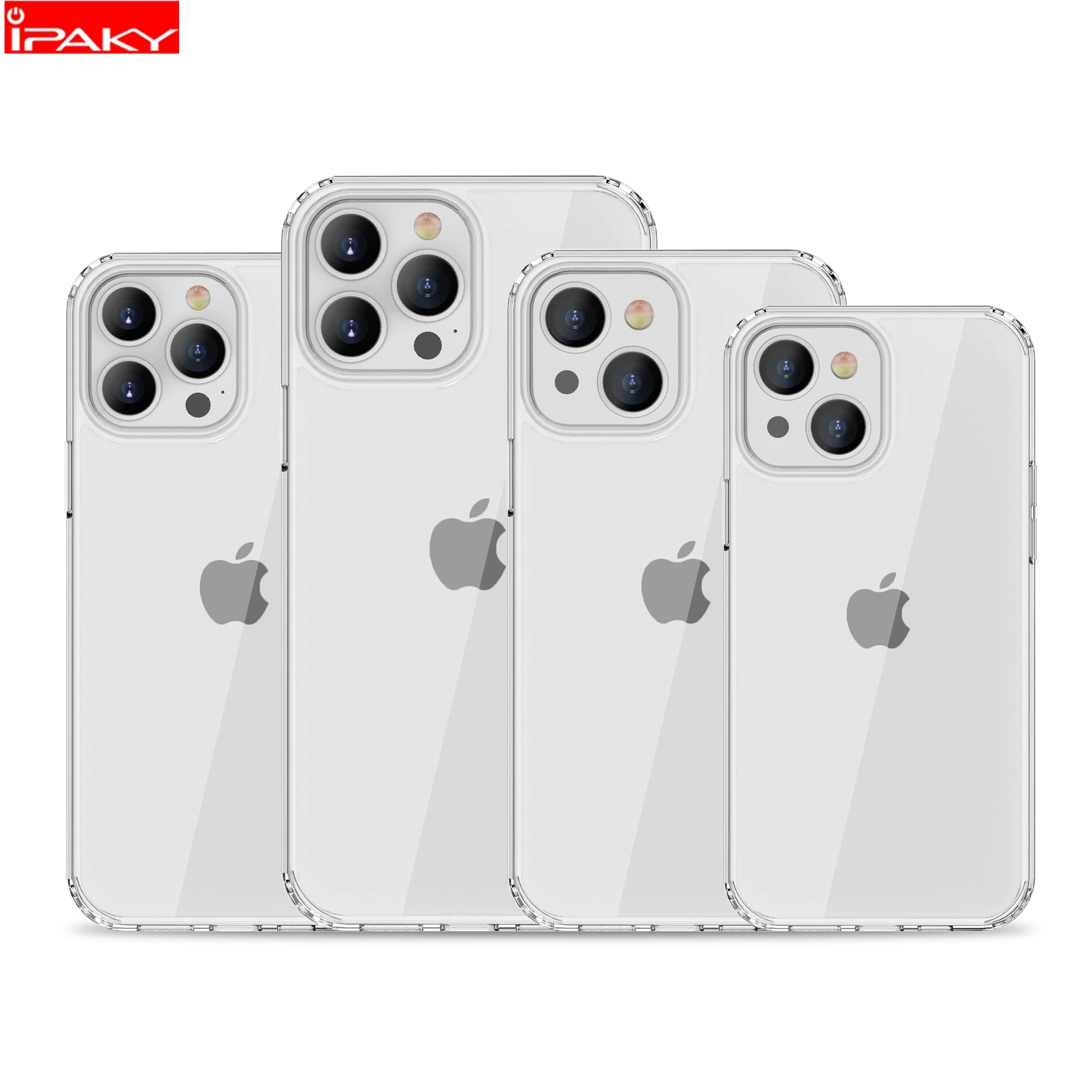 

IPAKY for iPhone 13 Case 13 Pro Mini Clear Case Thin Shockproof Transparent Case Cover for iPhone 13 Pro Max Case