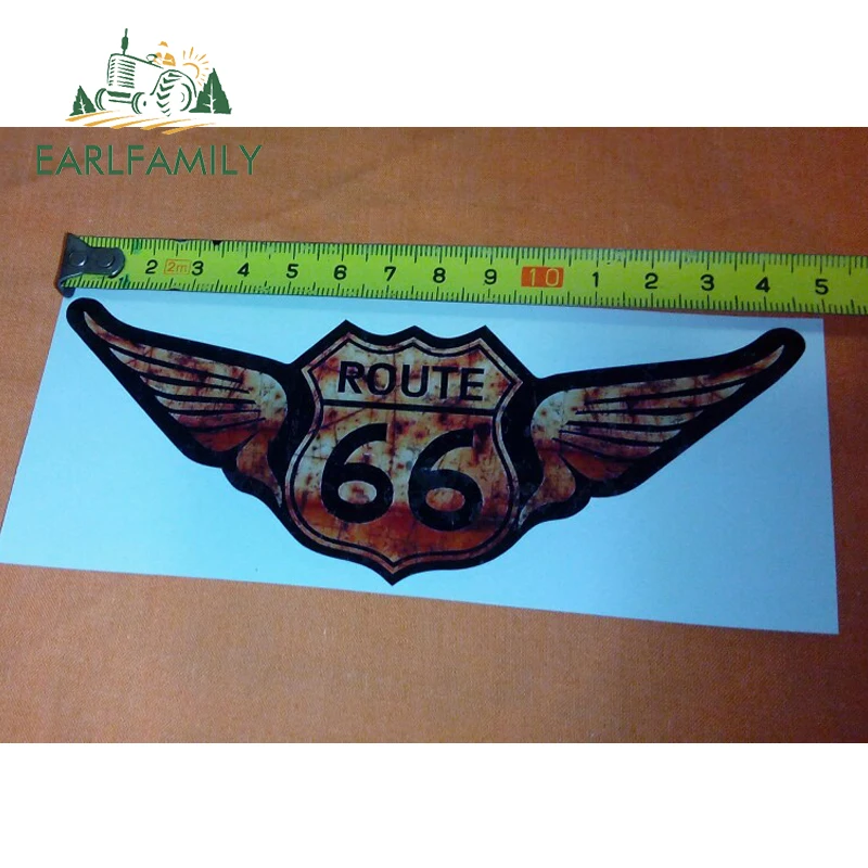 EARLFAMILY 15 см x 6 Крыса Стержень США дорога 66 виниловые наклейки на машину переводная