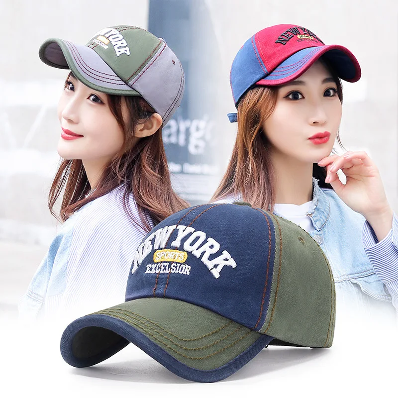 

New Washed Cotton Soft Top Hat for Men and Women's Spring Sun Hat Matching Sun Hat