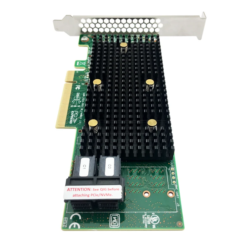 Контроллер Broadcom 9400-8I SATA + SAS NVMe SSD 8 портов PCIe3.1 X8 SFF8643 * 2 | Компьютеры и офис