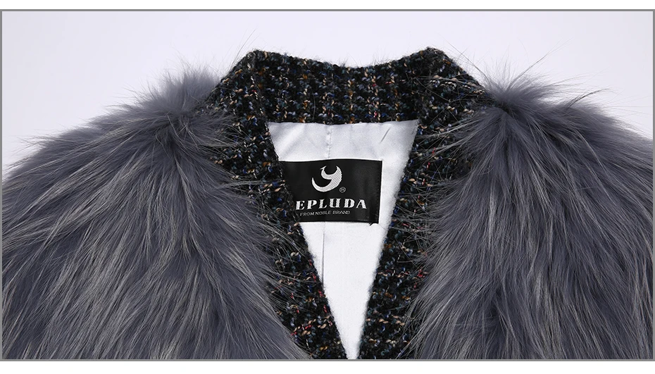 JEPLUDA Luxury высокое качество женская куртка из натурального меха лиса свободная стиль без размера мягкая удобная пальто из натурального меха лисица вязаное Plus Size шуба натуральный мех лисы