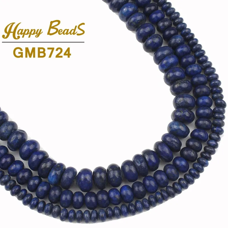 Бусины Из Натурального лазурита круглые бусины россыпью для изготовления
