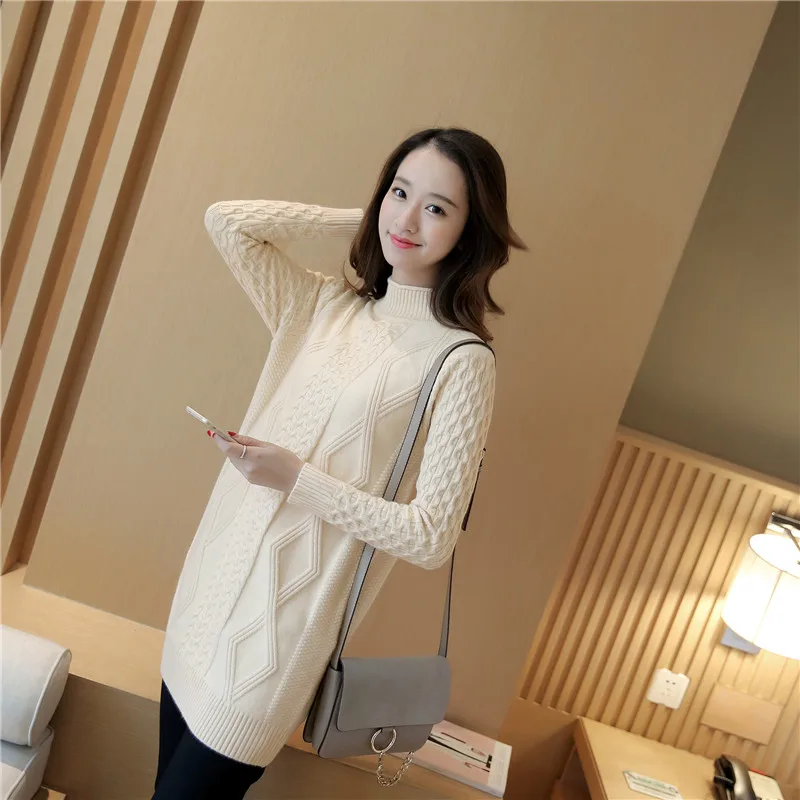 Женский Длинный свитер TX2004 на осень/зиму теплый | Женская одежда