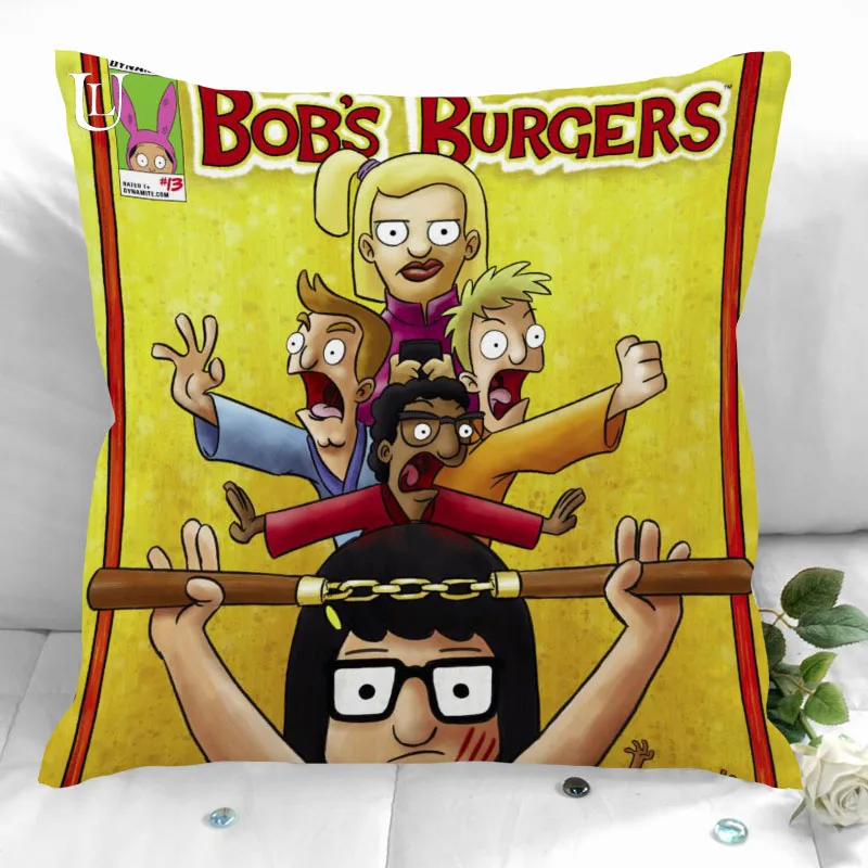 Наволочка New Bobs Burgers для свадебного декора подарок на выбор на чехол 35X35см 40X40см (с одной стороны)