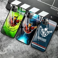 thunderdome hardcore wizard soft phone case tempered glass for iphone 12 pro max mini 11 pro xr xs max 8 x 7 6s 6 plus se case