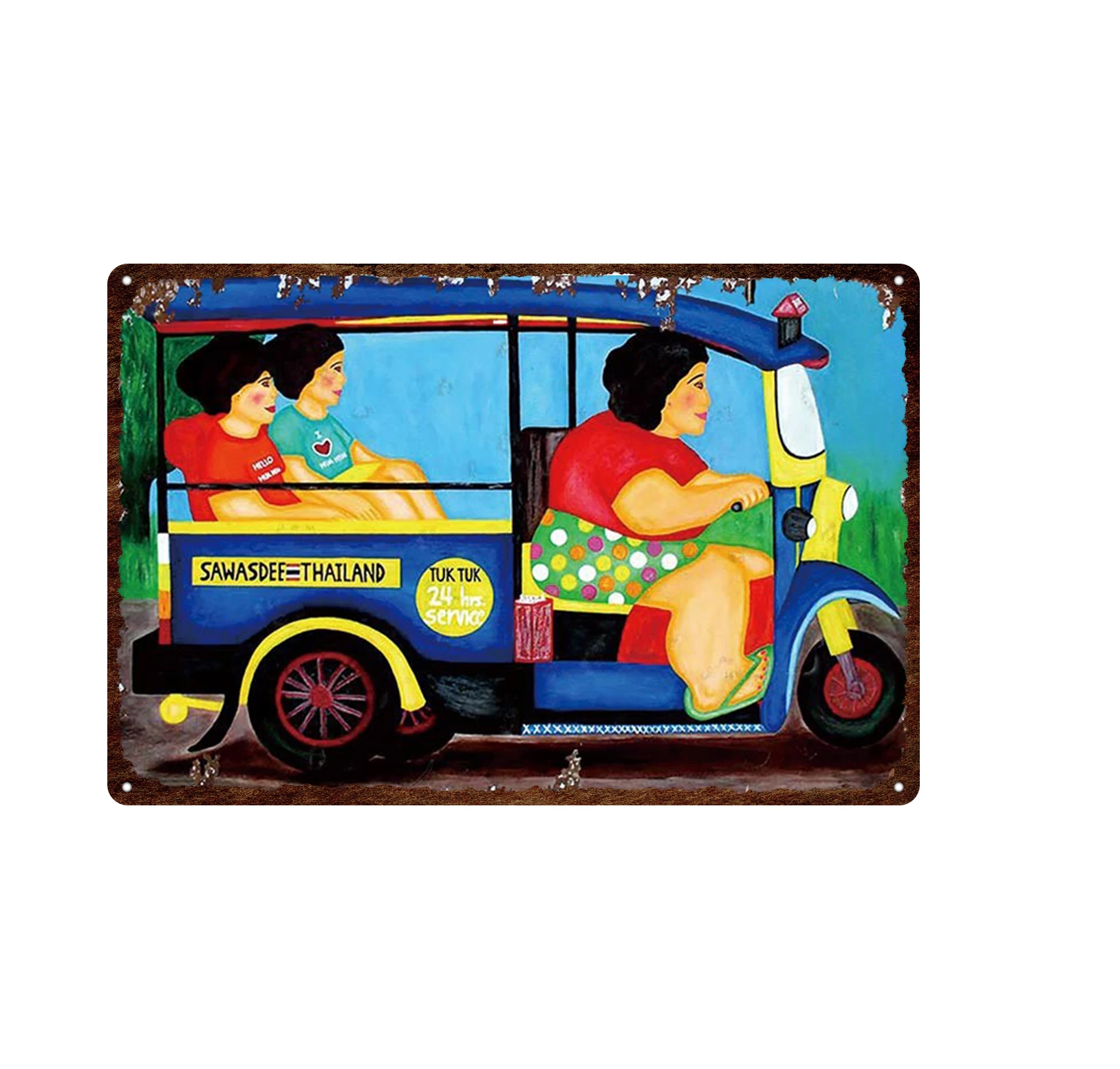 Праздничный стиль металлический налет Гавайский Тайланд курорт природный