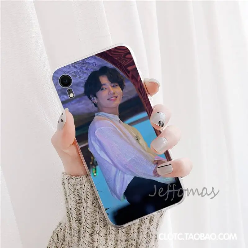 

KPOP superstar Jungkook Phone Case For iphone 12 5 5s 5c se 6 6s 7 8 plus x xs xr 11 pro max