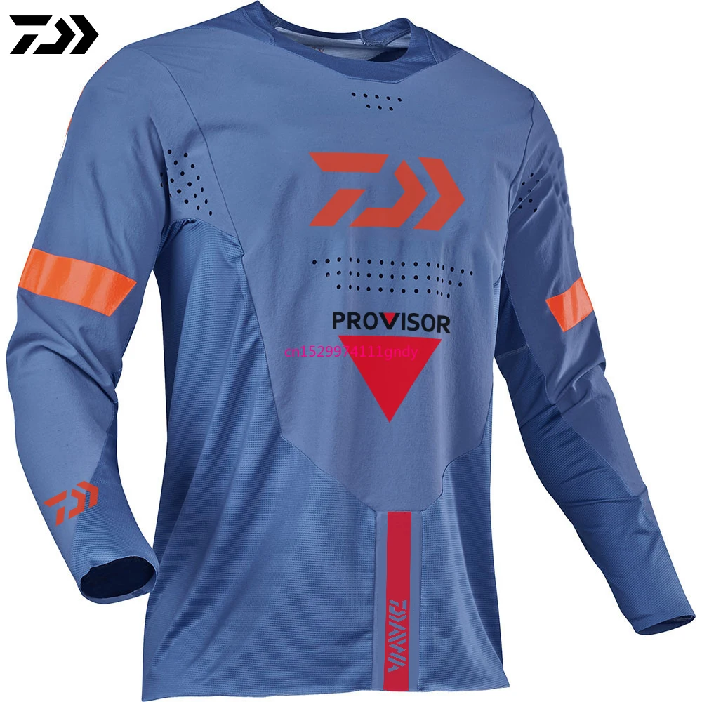 

2021 New Summer Daiwa Fishing Clothes Jersey Men Clothing Fishing Clothes Anti-UV Quick-Dry Breathable Long Sleeve Fishing Shirt