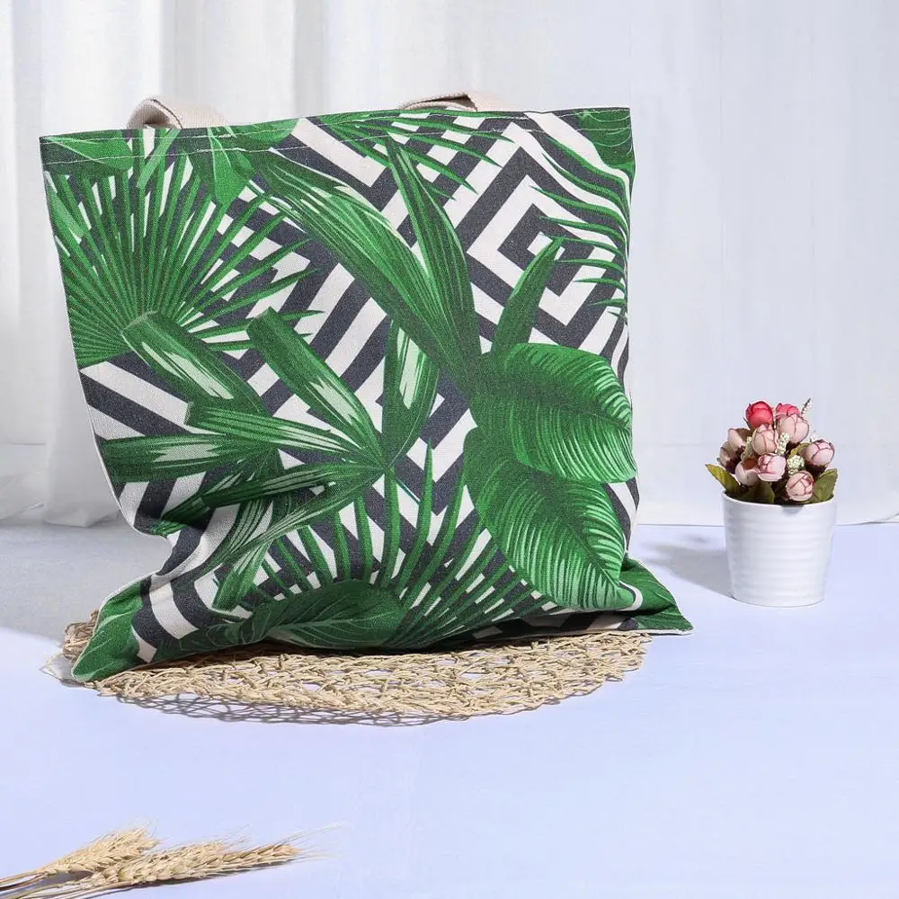 Экологичная многоразовая сумка для покупок портативная квадратная модная из