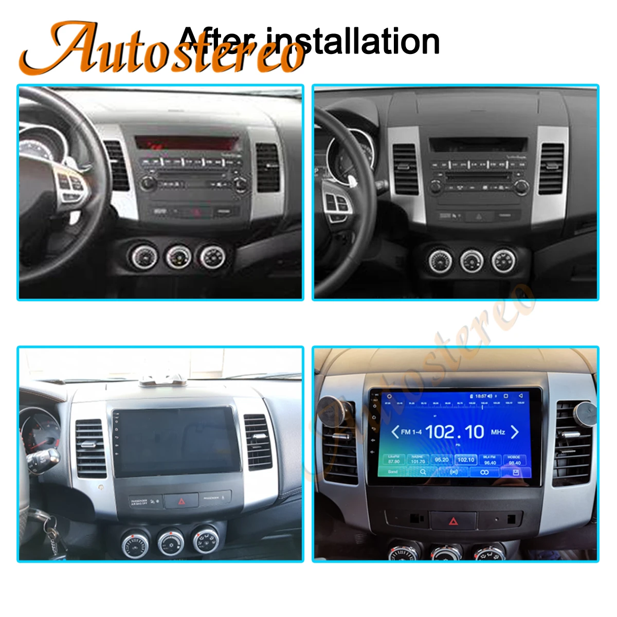 DSP Android 10 автомобильный без DVD-плеера GPS-навигация для Mitsubishi Outlander 2006-2012