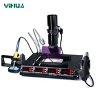 Паяльная станция YIHUA1000B инфракрасной паяльной станции BGA 75 Вт, инструменты для ремонта