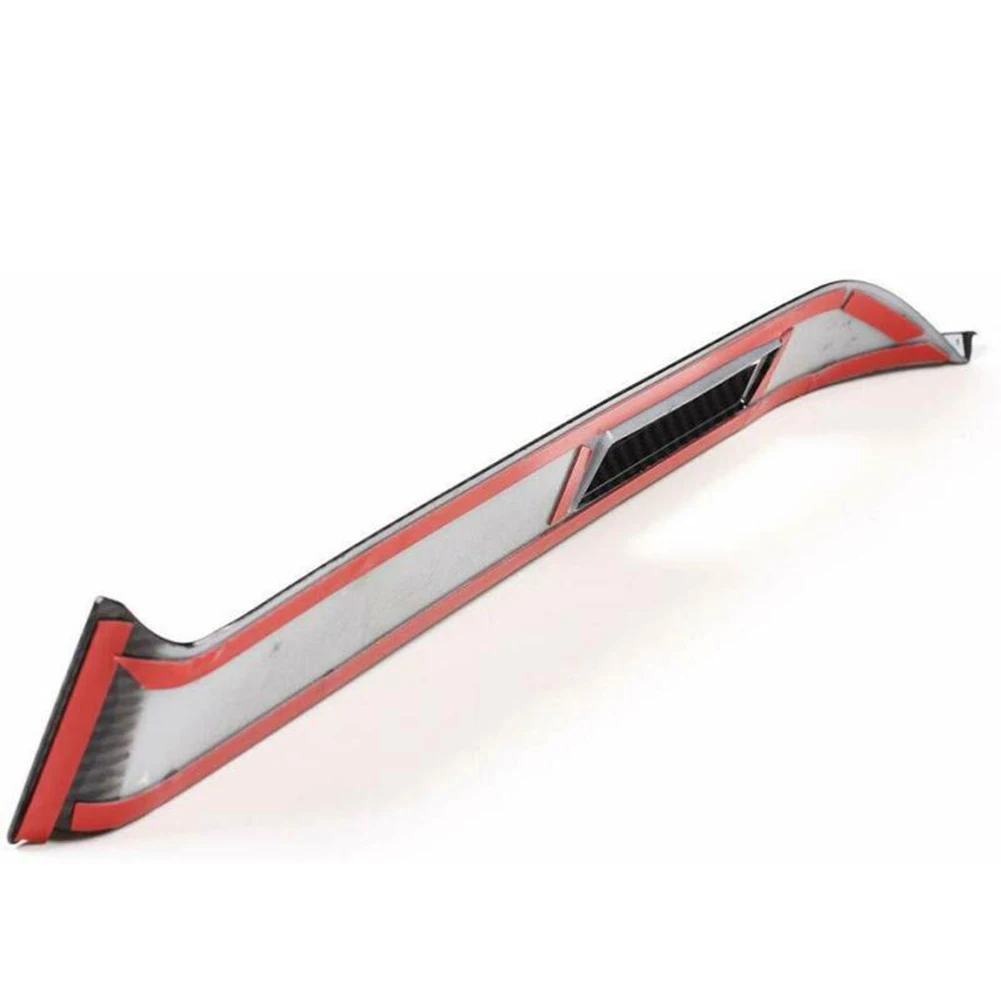 

Carbon Fiber Black Car Trim Cover Co-Pilot Dashboard Decor Stickers Auto New