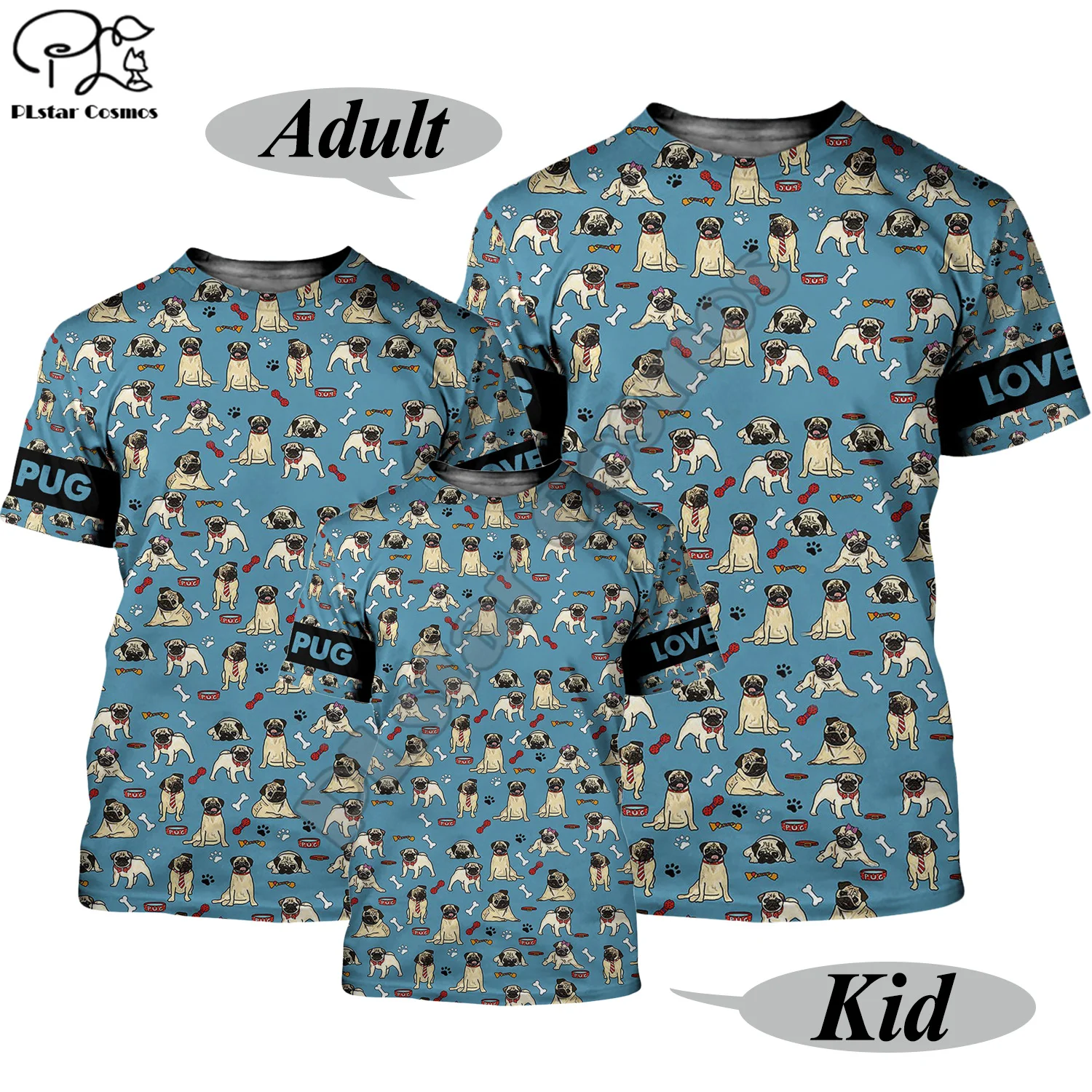 

Летние футболки PLstar Cosmos с 3D принтом собаки, забавные животные, Детский костюм, повседневная одежда с коротким рукавом для взрослых и детей D8