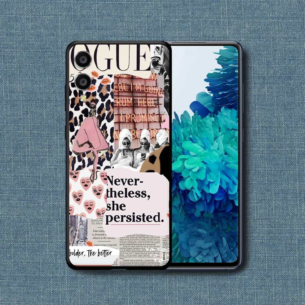 

VOGUE Lady's Girl Journey Hoesjes Phone Case For Huawei Honor 6A 7A 7C 8 8A 8X 9 9X 10 10i 20 Lite Pro Play black Shell Tpu Back