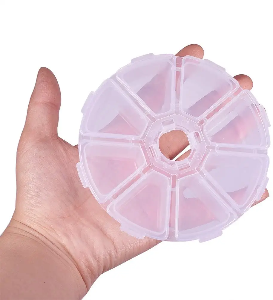 Пластиковые прозрачные бусины контейнеры для хранения хранение принадлежностей