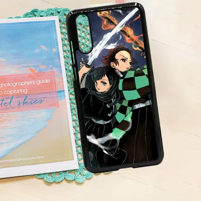 

Anime Demon Slayer Kimetsu no Yaiba Phone Case PC for iPhone 11 12 pro XS MAX 8 7 6 6S Plus X 5S SE 2020 XR