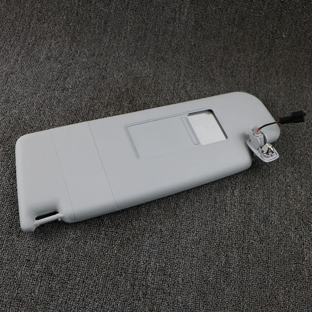 Левая лицевая сторона серого цвета солнцезащитный козырек Панель с зеркалом для