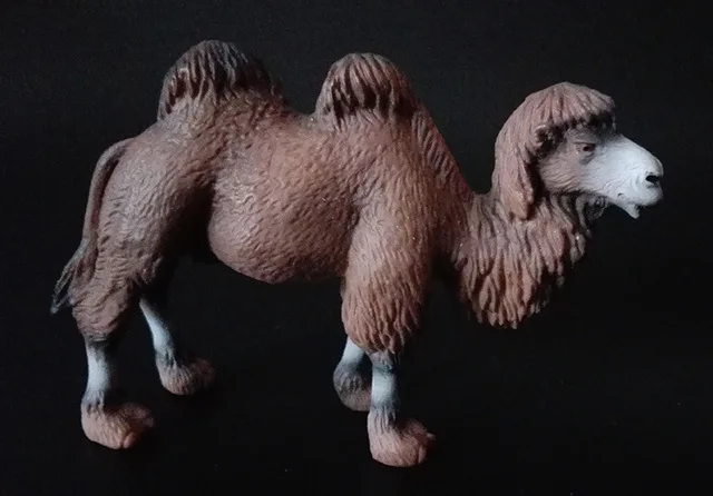 camel Оригинальная натуральная дикая джунгли, ферма, животное, птица, серия, леопард, кошка, пантера, ягуар, Коллекционная модель, детская игрушка, подарок для детей - Цвет: camel