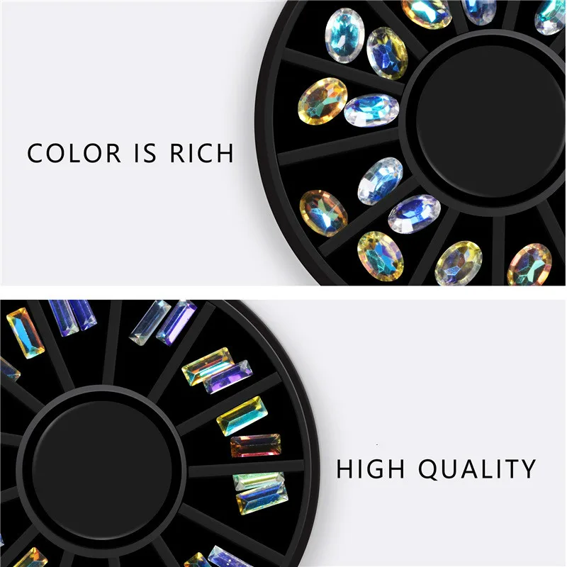 Украшения для ногтей прозрачные часы с бриллиантами конский глаз Персиковое