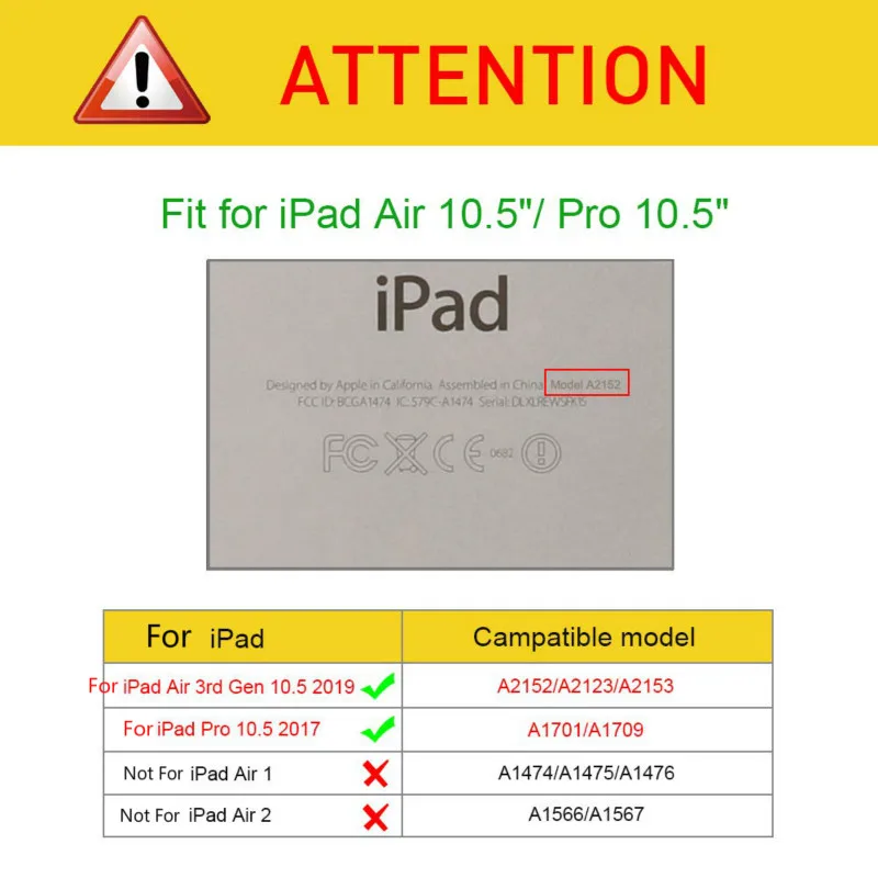 Магнитный чехол-книжка с мраморным принтом для iPad Air 3 10 5 2019 A2123 A2153 A2152 мягкая