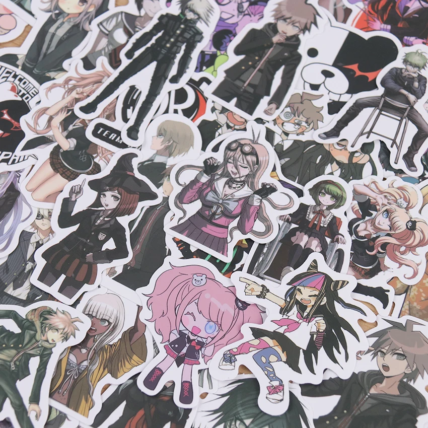 50 шт./упак. Danganronpa Водонепроницаемая наклейка для игры сделай сам сноуборда