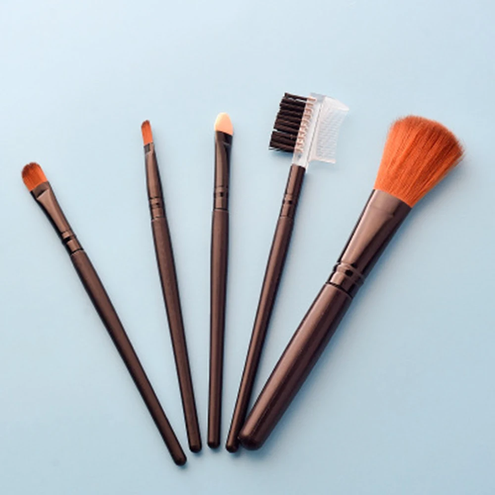Набор кистей для макияжа 5 шт. портативный набор из пяти Кистей Для нежного и