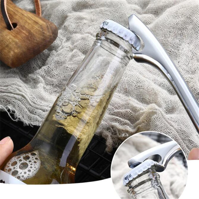 Высокое качество цинковый сплав открывалка для пивных бутылок барный инструмент