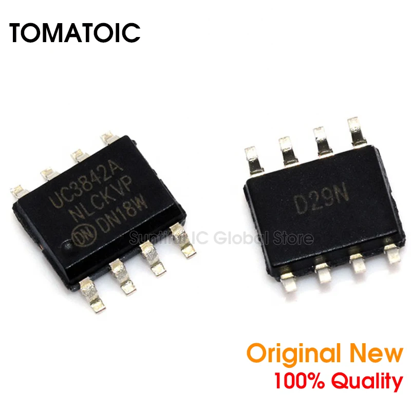 5PCS UC3842A SOP UC3842 3842B UC3842B 3842 SOP-8 Pulse Width Modulation Controller | Speaker Accessories