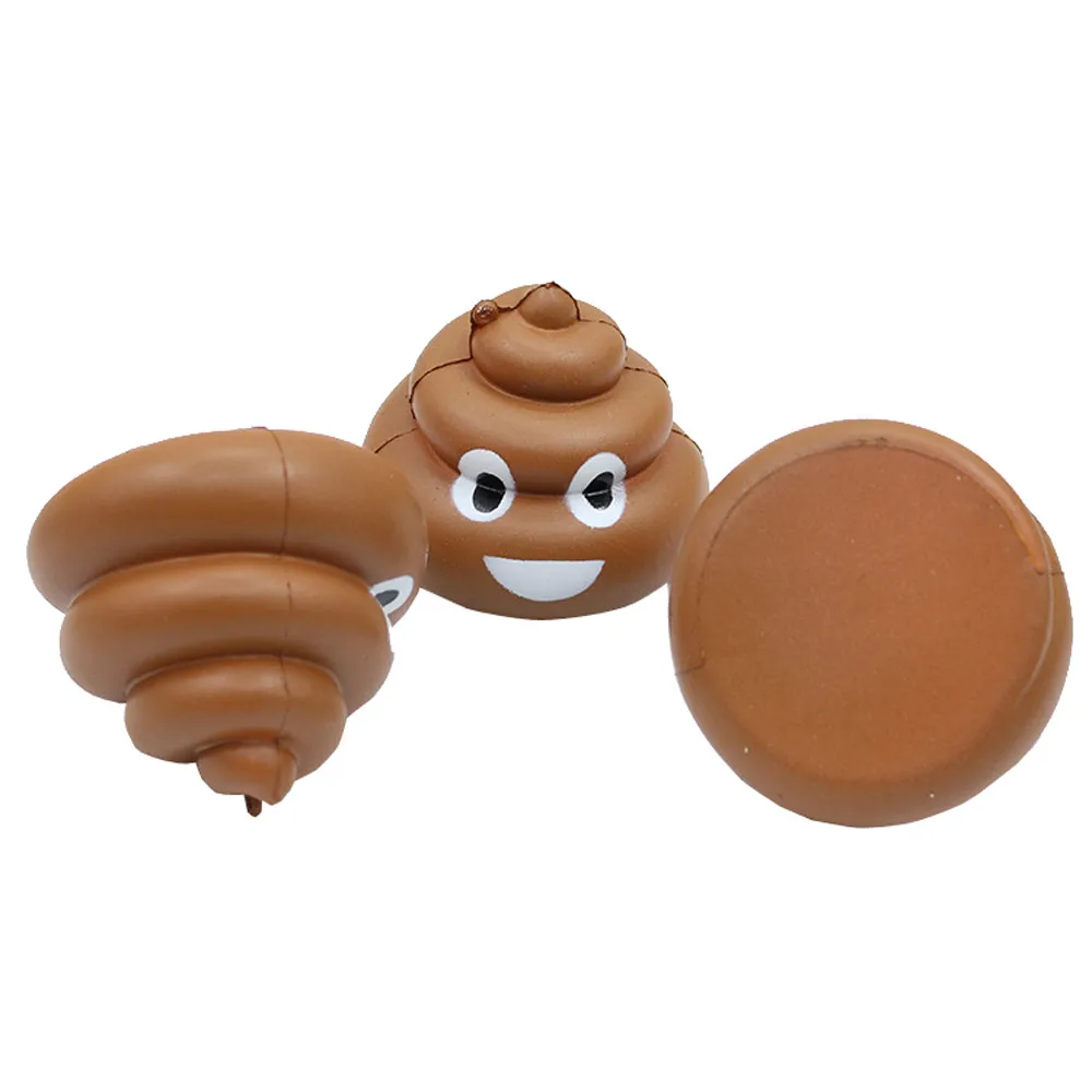 2019 горячая Мягкая сумасшедшая табуретка Squeeze Poo медленно поднимающаяся забавная