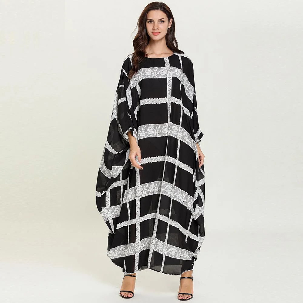 Женское мусульманское платье в Дубае Abaya Марокканское длинное льняное Кафтан с