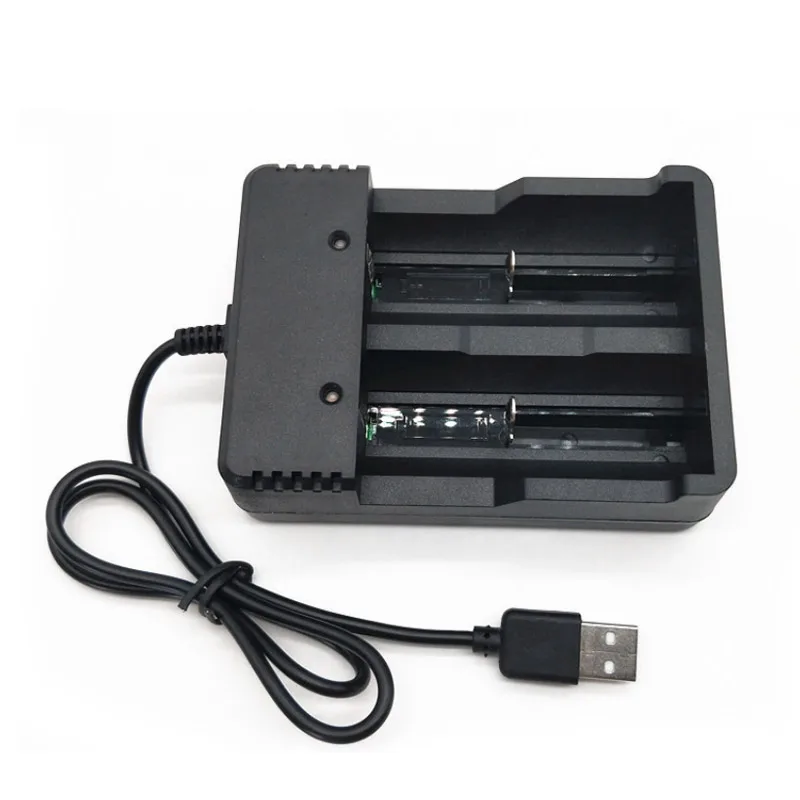 PHOMAX 18650 Двойной Слот светодиодный смарт-дисплей свет быстрая зарядка 4 2 V 22650 18490