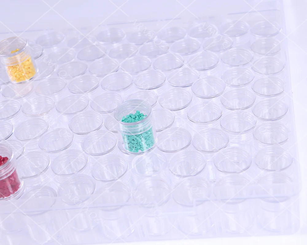 

12/114pcs Bottles Diamond Painting Tools Accessories Storage Box Beads Container Diamond Embroidery Stone Mosaic Convenience Box