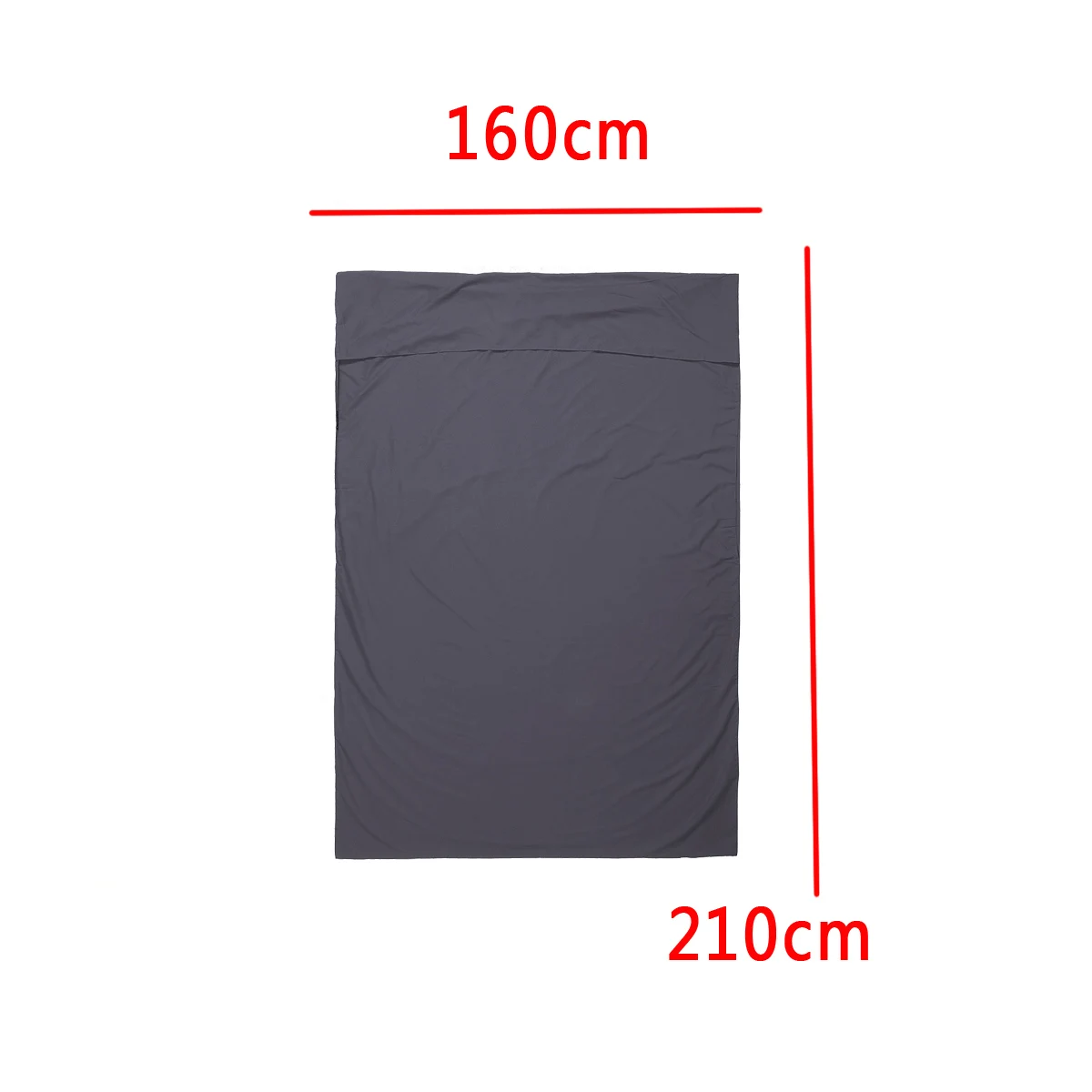 

Portable Outdoor Travel Sleeping Bag Folding Ultralight Isolated Dirty Sleeping Bedsheet Bag Camping Sheet 160 x 210cm